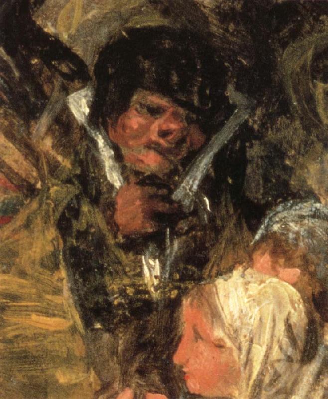 Francisco Goya Details of The Burial of the Sardine oil painting image